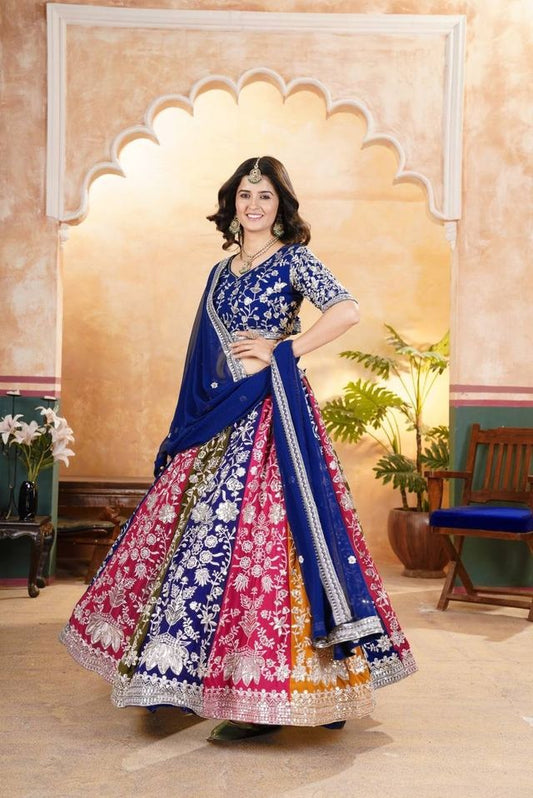Royal Heritage Embroidered Lehenga Set