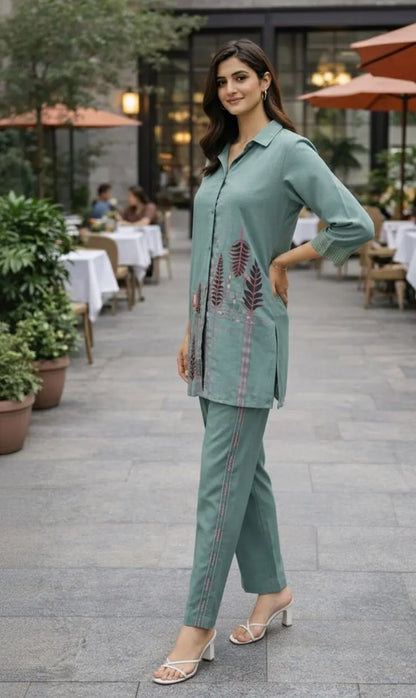 Cord Set CO-010 TealGreen