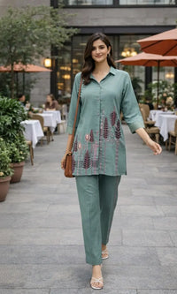 Cord Set CO-010 TealGreen