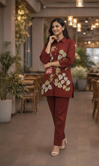 Cord Set CO-07 Maroon