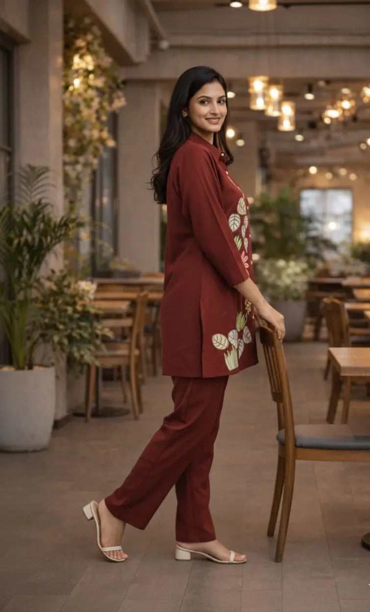 Cord Set CO-07 Maroon