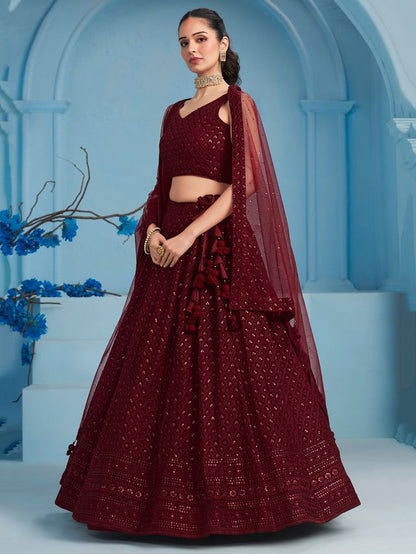 Elegant Floral Celebration Lehenga