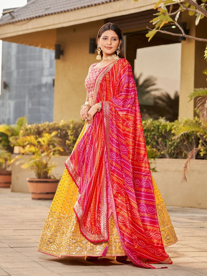 Royal Bloom Embroidered Lehenga