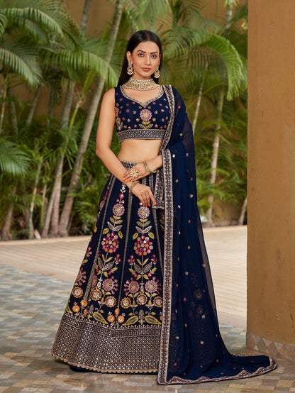 Premium Wedding Embroidery Lehenga
