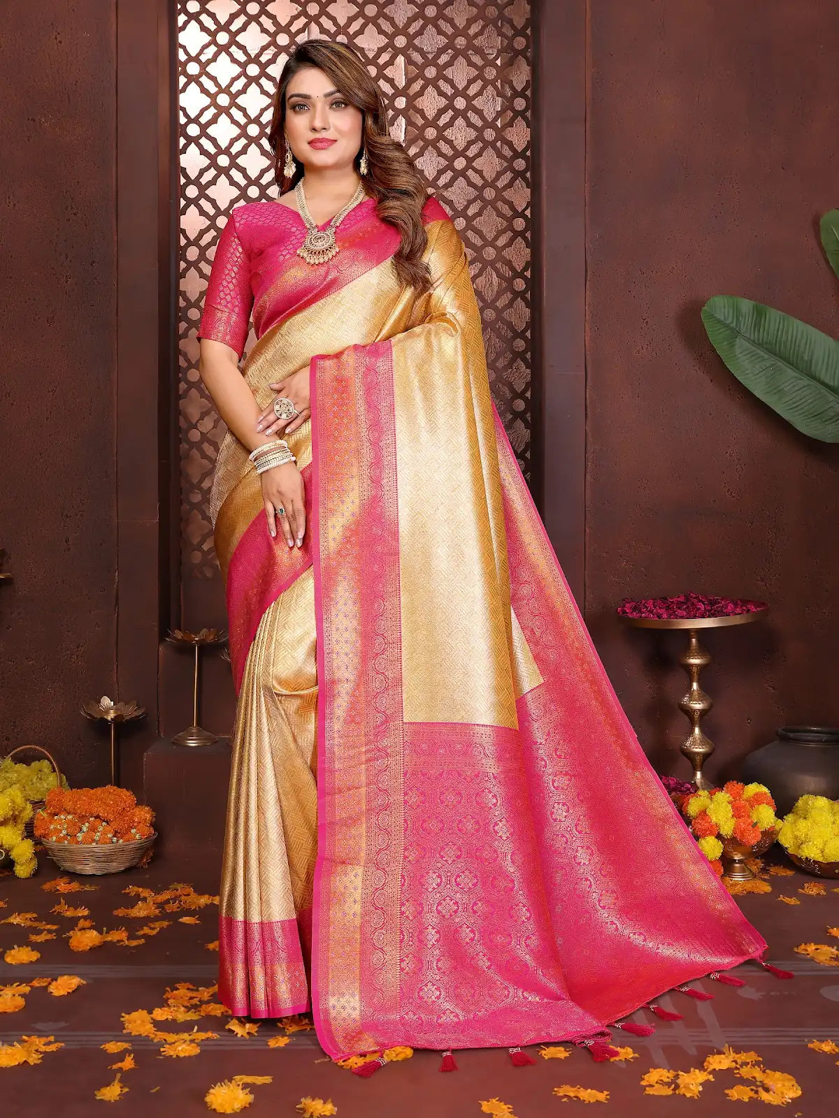 Banarasi Tissue Silk Saree Nilima