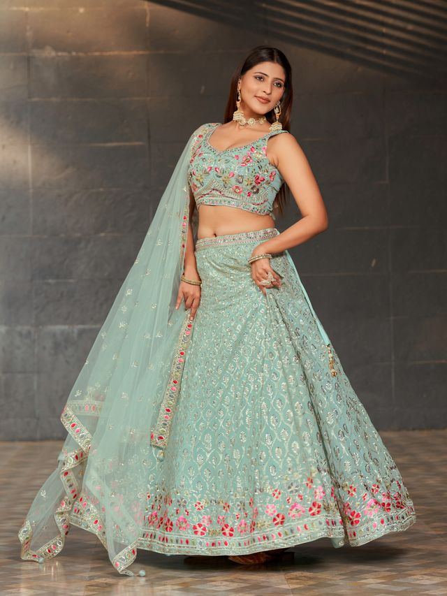 Regal Floral Occasion Lehenga
