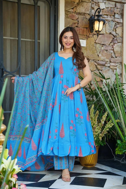 Stylish Anarkali Suit Set   Wedding & Festive Wear