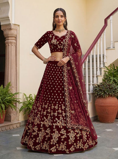 Royal Embroidered Heritage Lehenga