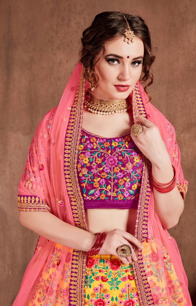 Designer Floral Elegance Lehenga