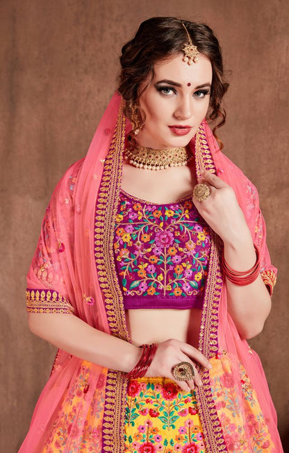 Designer Floral Elegance Lehenga