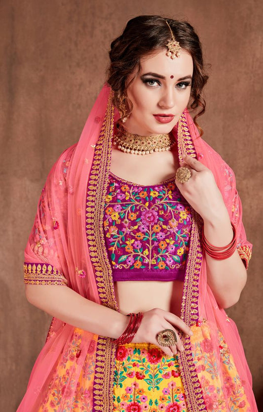 Designer Floral Elegance Lehenga