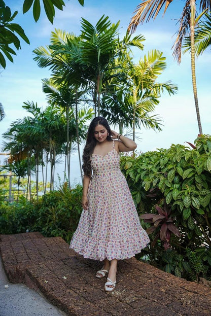 Readymade fancy gown collection White