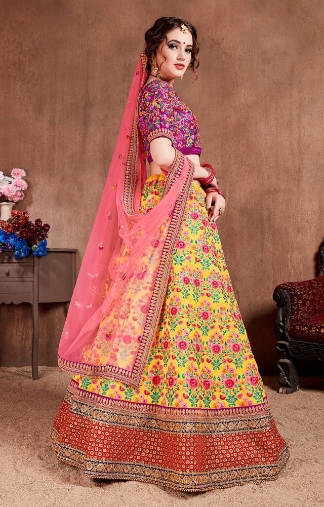 Designer Floral Elegance Lehenga