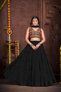 Elegant Flared Lehenga with Heavy Embroidery Designer Blouse
