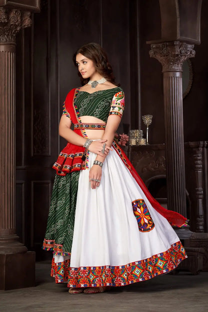 Ethnic Designer Lehenga Set for Navratri with Rich Embroidery