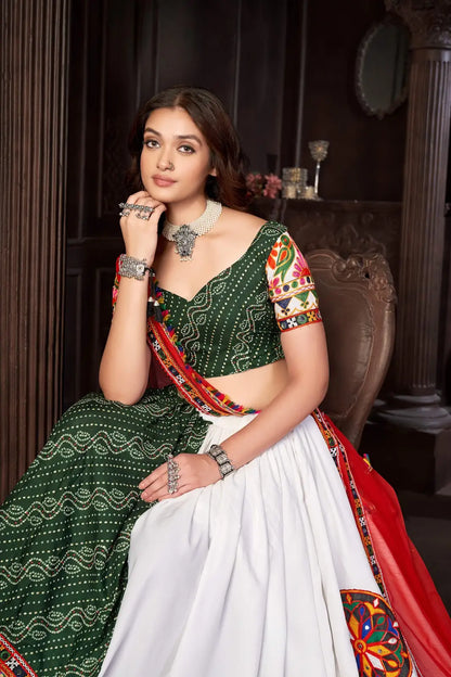 Ethnic Designer Lehenga Set for Navratri with Rich Embroidery