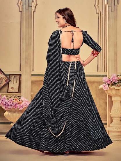 Premium Ethnic Lehenga Choli with Colorful Thread Work