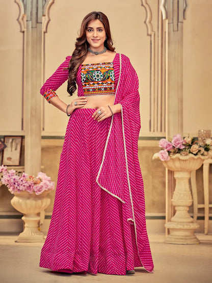 Festive Special Lehenga with Mirror Work Designer Choli