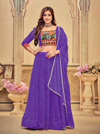 Trendy Navratri Lehenga with Heavy Embroidered Blouse