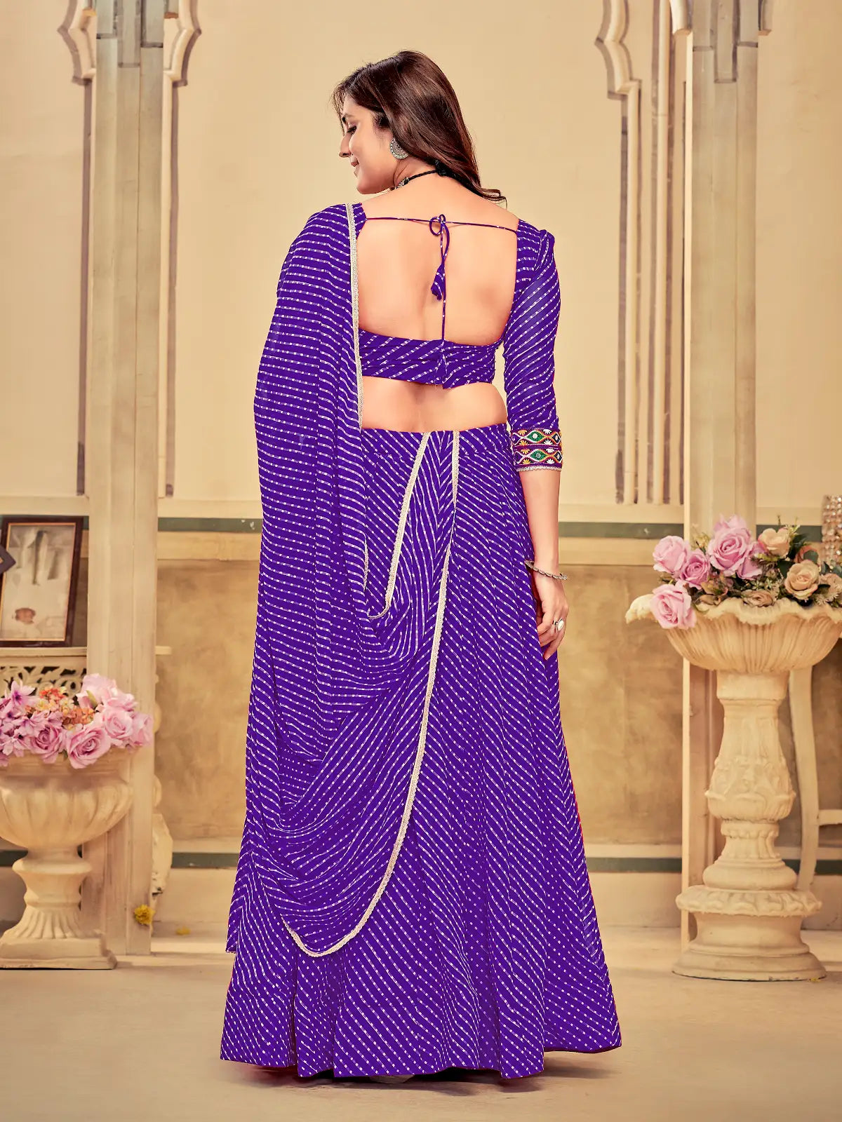 Trendy Navratri Lehenga with Heavy Embroidered Blouse