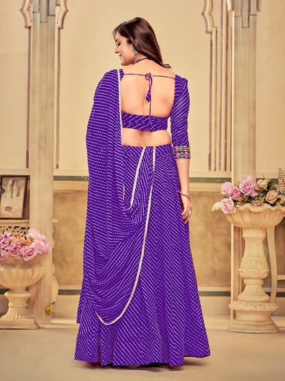 Trendy Navratri Lehenga with Heavy Embroidered Blouse