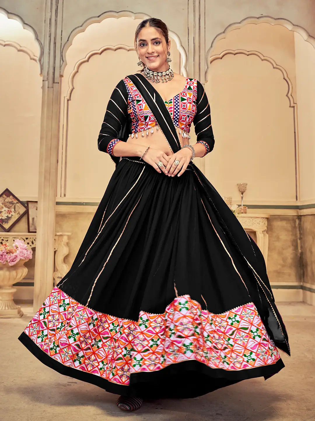 Royal Look Lehenga Set with Traditional Embroidered Blouse – Reet Riwaz ...