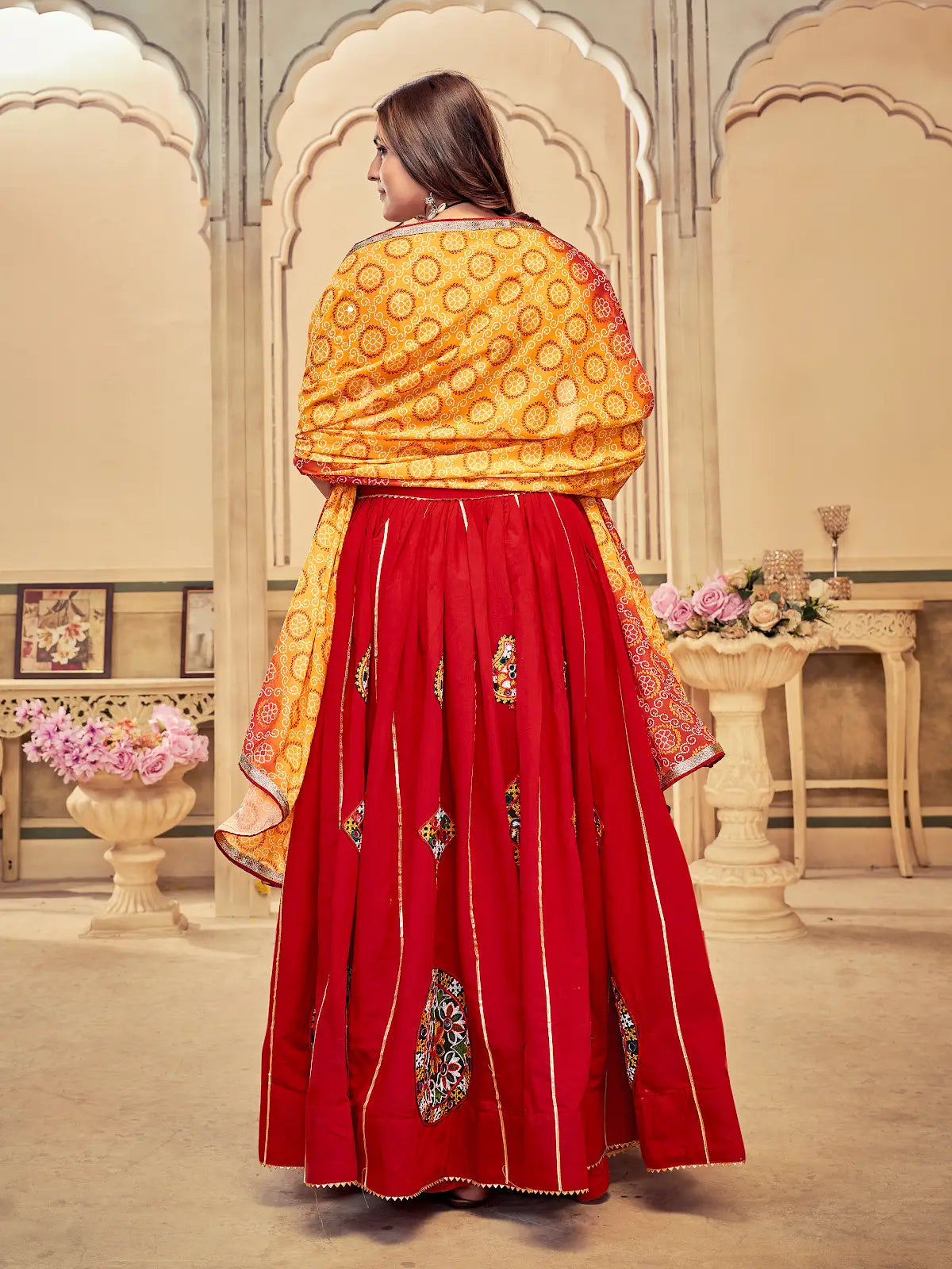 Premium Garba Outfit Lehenga with Embroidered Designer Choli