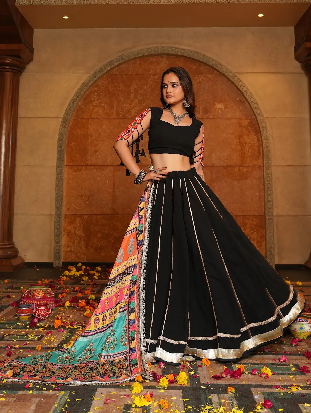 Navratri Collection Lehenga Choli with Dupatta for Garba Night