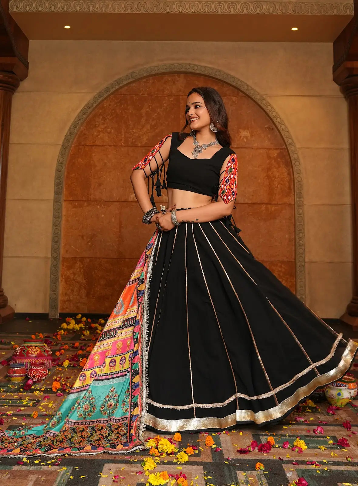Navratri Collection Lehenga Choli with Dupatta for Garba Night