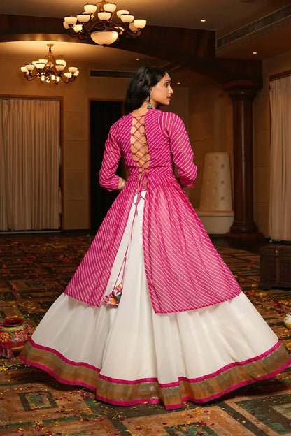 Stylish Navratri Lehenga Choli with Dupatta Garba Special