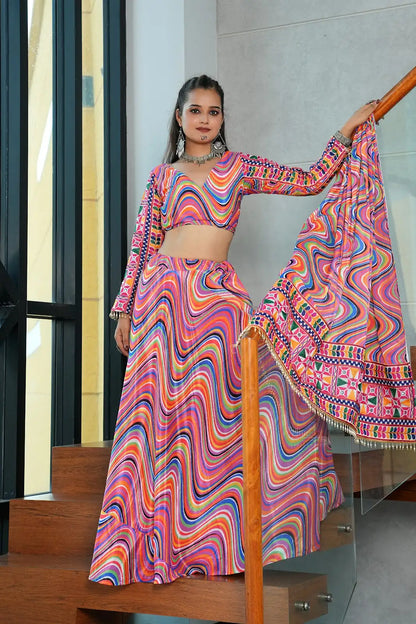 Navratri Party Wear Lehenga Choli for Women Latest Style