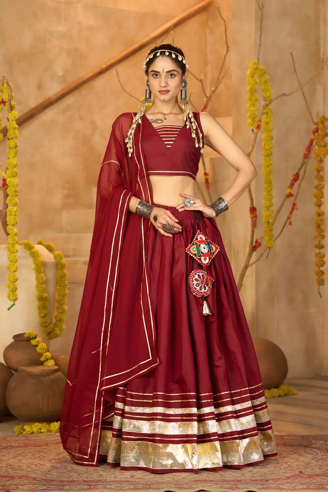 Designer Garba Lehenga Choli for Navratri Festival Wear
