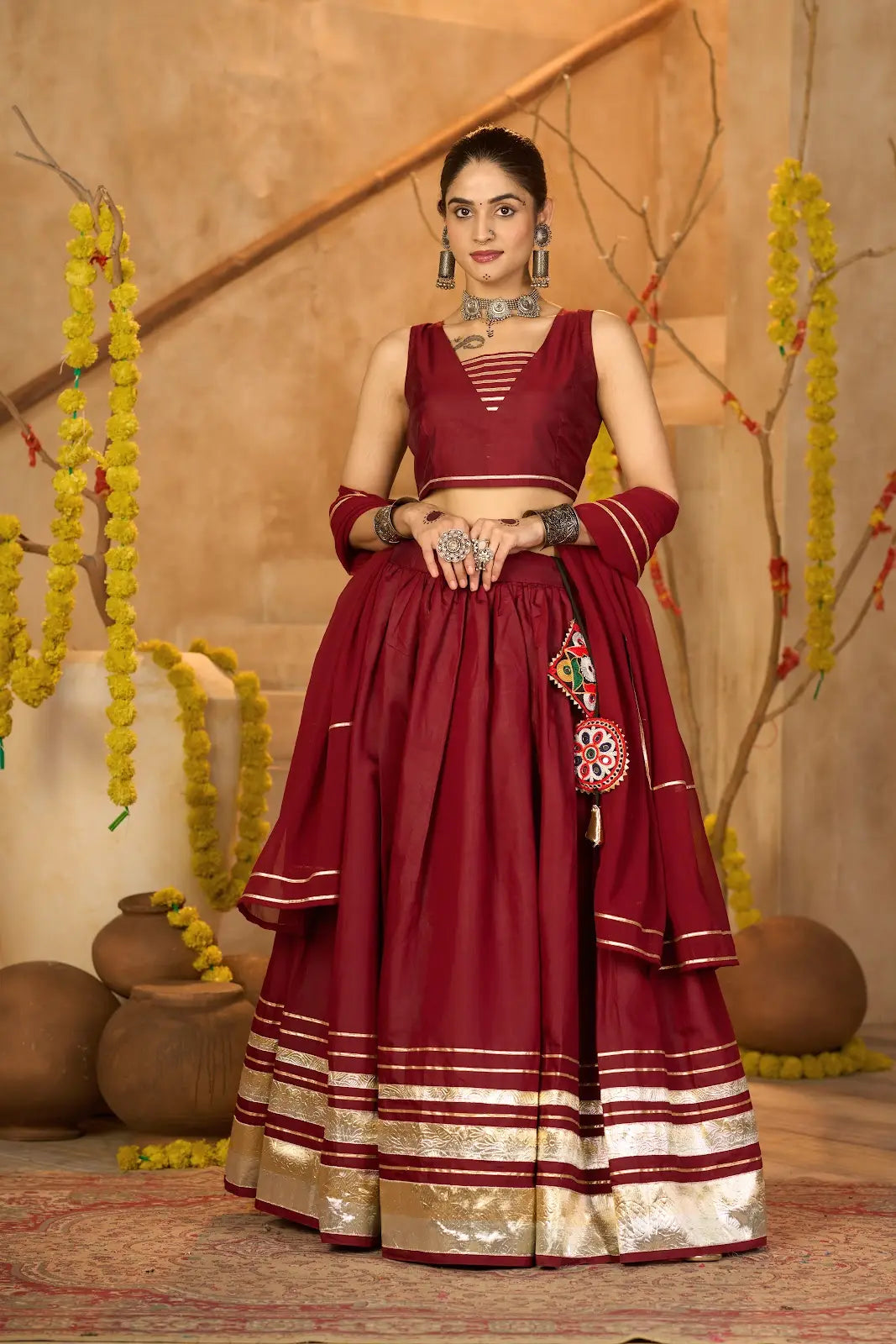 Designer Garba Lehenga Choli for Navratri Festival Wear