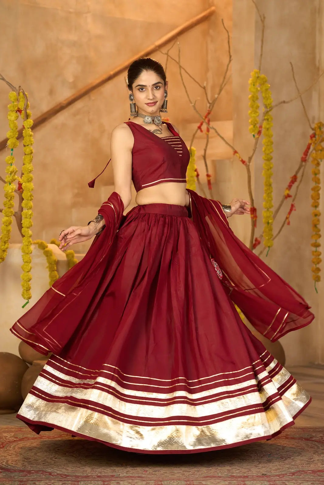 Designer Garba Lehenga Choli for Navratri Festival Wear
