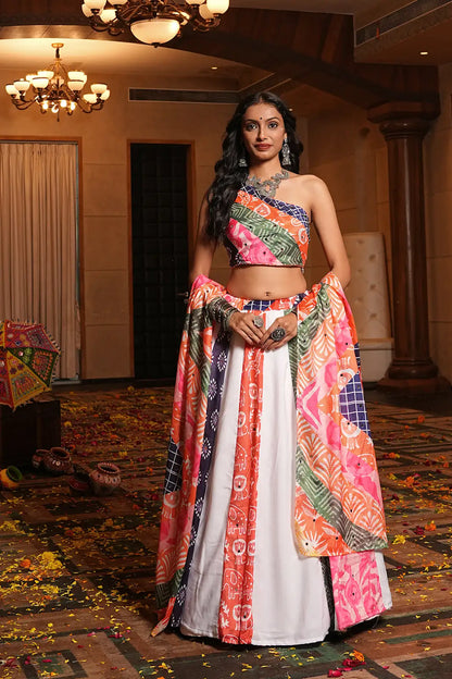 Festive Navratri Lehenga Choli with Dupatta for Women