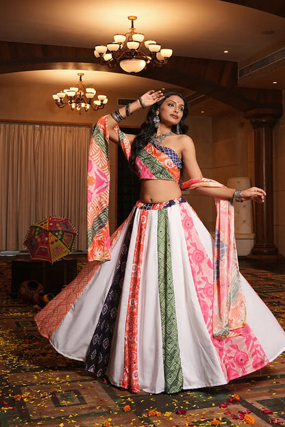 Festive Navratri Lehenga Choli with Dupatta for Women