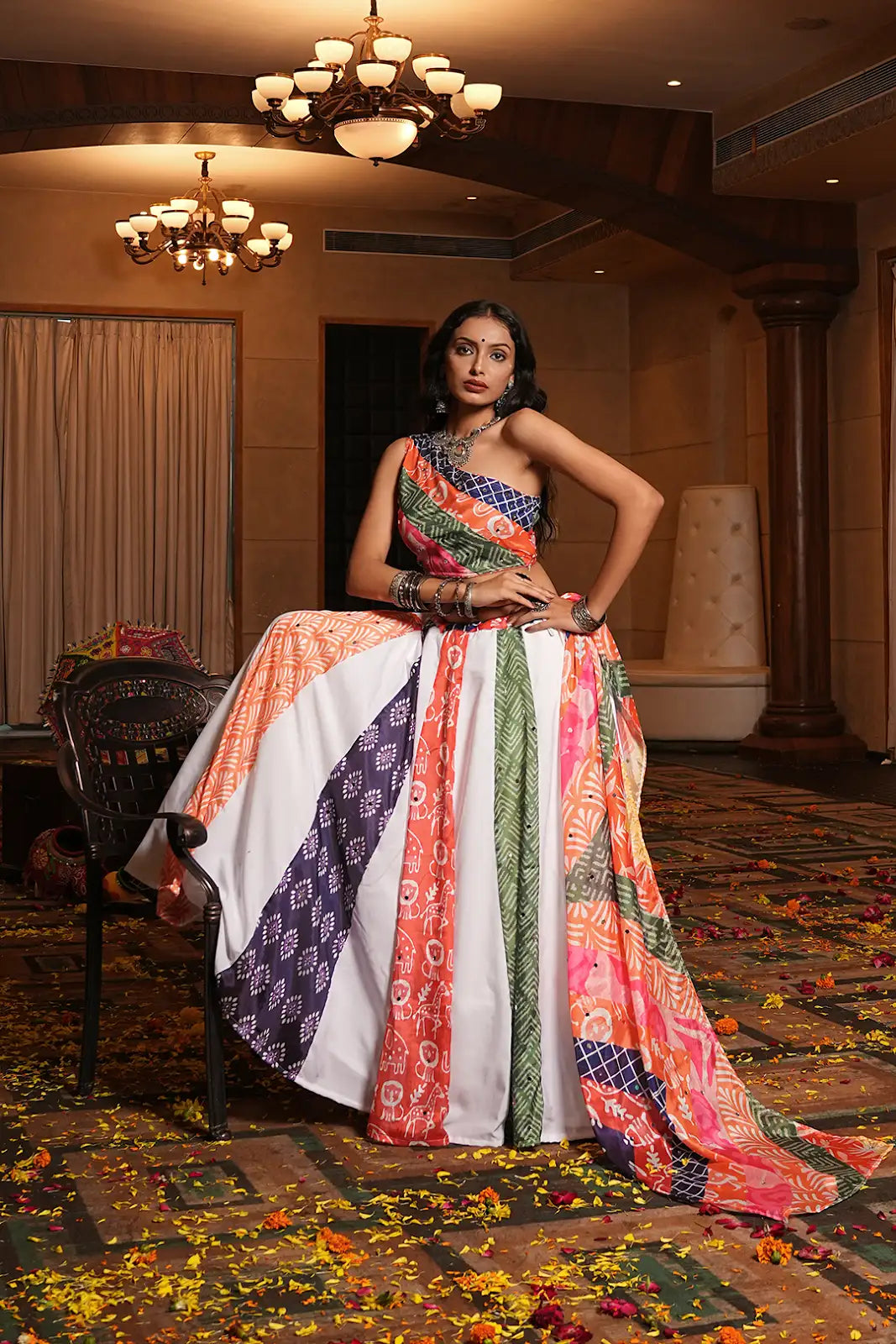 Festive Navratri Lehenga Choli with Dupatta for Women