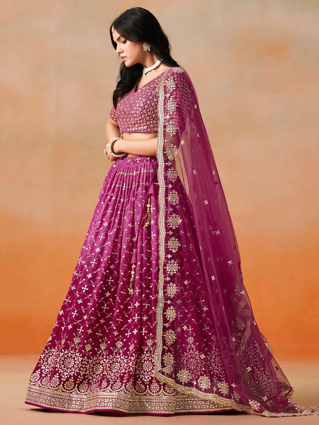 Designer Heritage Glam Wear Lehenga