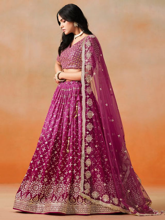 Designer Heritage Glam Wear Lehenga