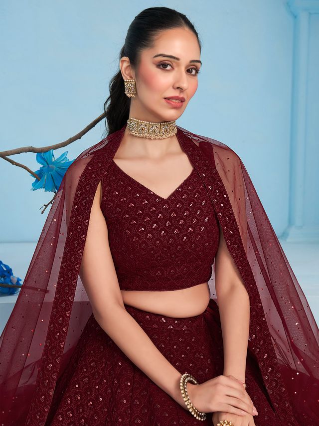 Elegant Floral Celebration Lehenga
