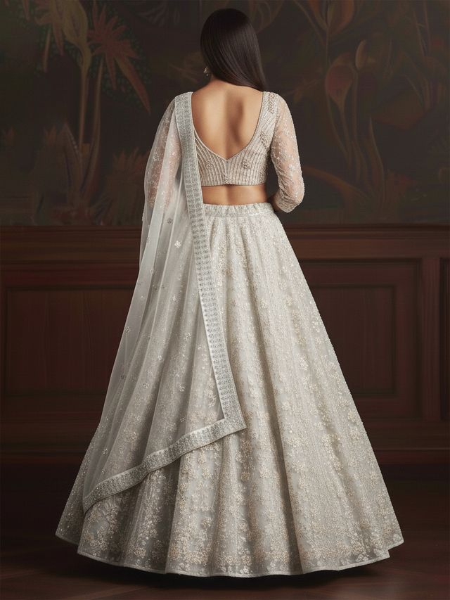 Luxury Floral Embroidery Lehenga