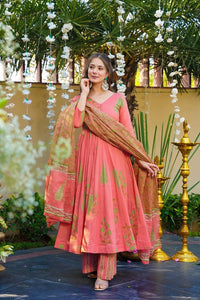 Designer Anarkali Suit with Dupatta   Festive Wear Collection