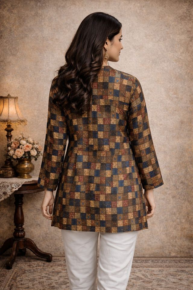 Multy Color Designer Digital Printed Formal Rich Looks Kurta For Girls