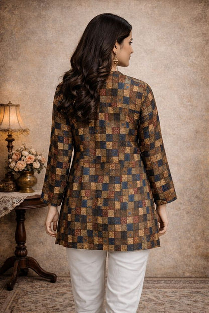 Multy Color Designer Digital Printed Formal Rich Looks Kurta For Girls