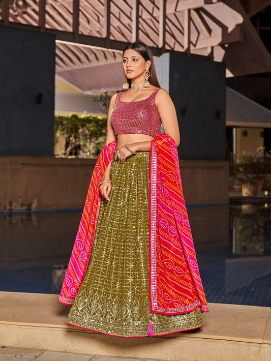 Designer Heritage Partywear Lehenga