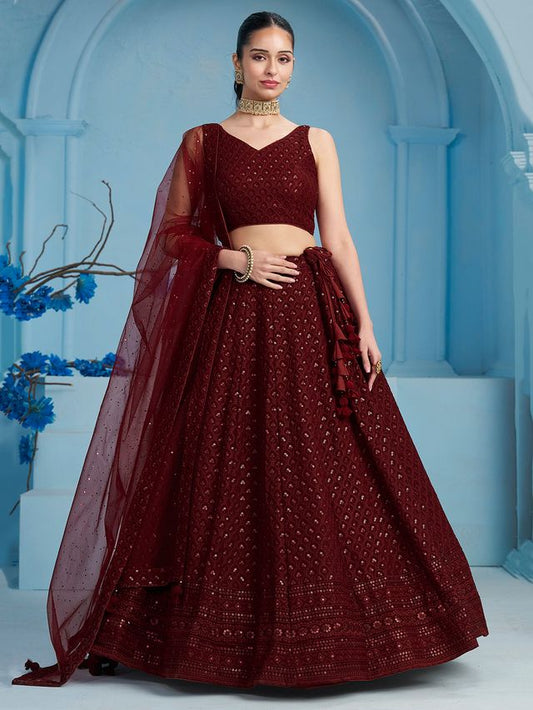 Elegant Floral Celebration Lehenga