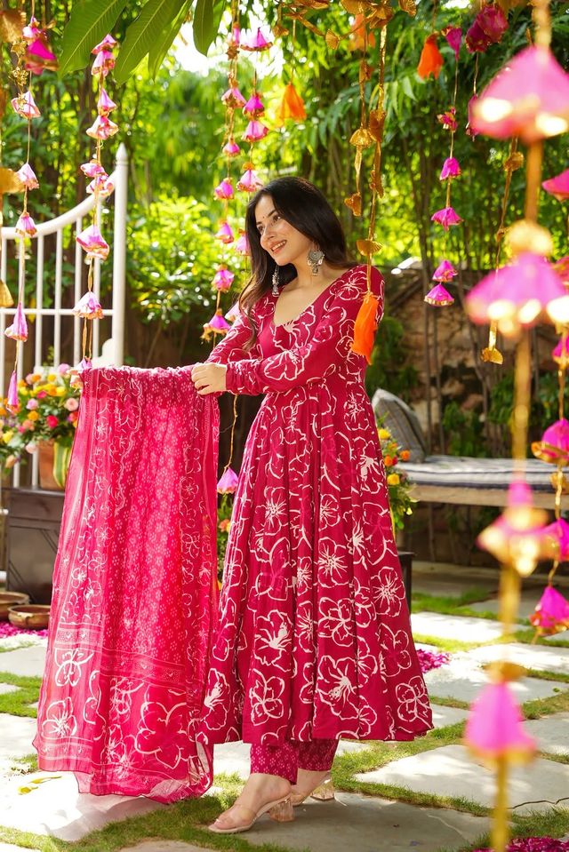 Traditional Festive Wear Anarkali Suit