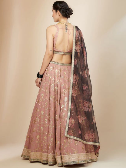 Heritage Floral Couture Lehenga