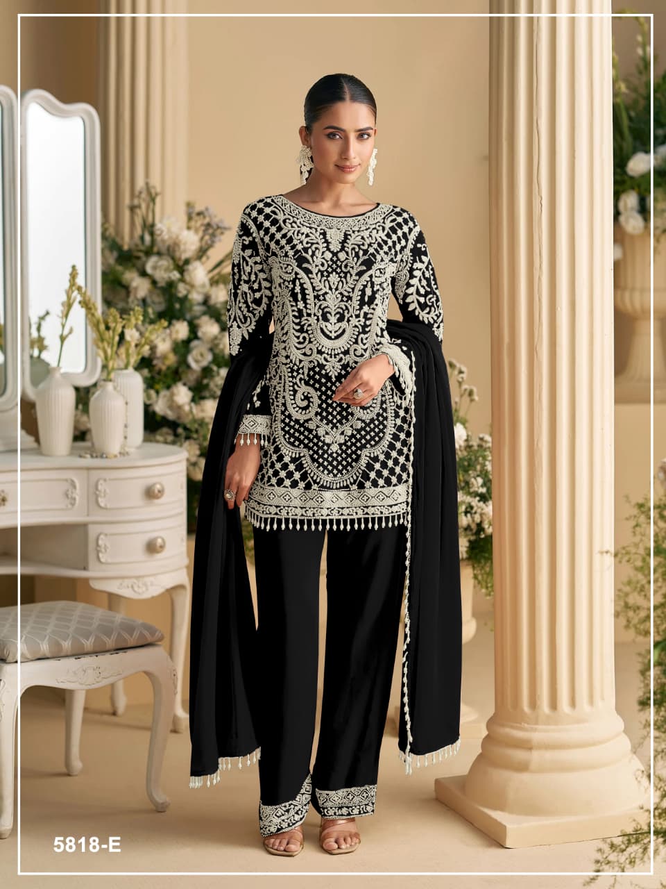 Georgette Semi Stitched Wedding Suits