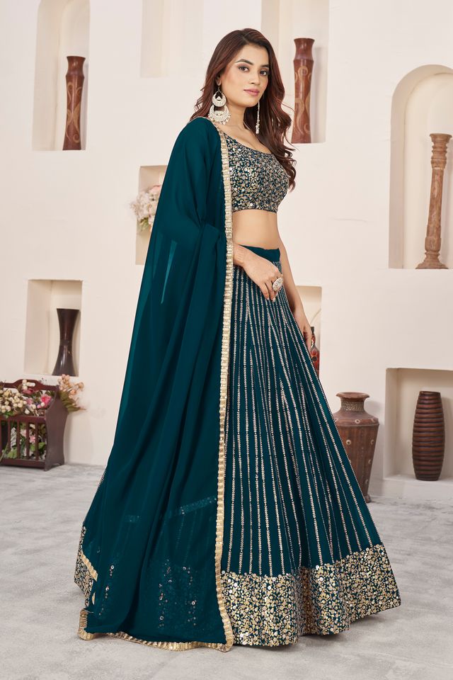 Premium Floral Couture Lehenga